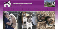 Desktop Screenshot of brambletonveterinaryhospital.com