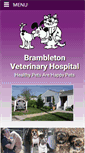 Mobile Screenshot of brambletonveterinaryhospital.com